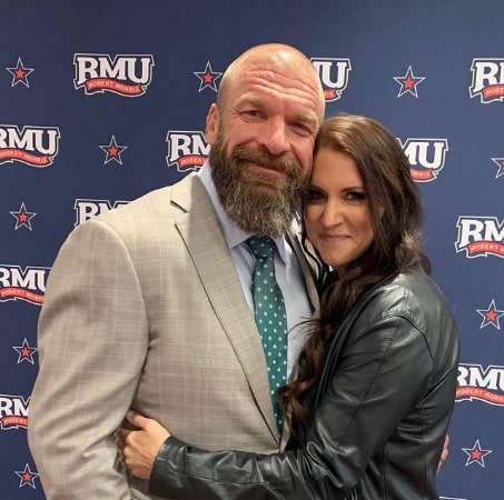 Vaughn Evelyn Levesque father Triple H and mother Stephanie McMahon